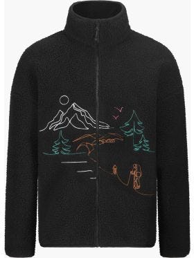 Buy PICTURE HAFDALS EMB ZIP FLEECE