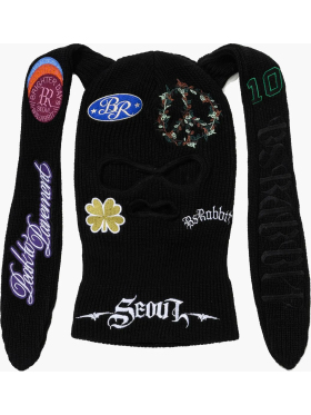 Acquistare BS RABBIT PATCHWORK BUNNY EAR FACEMASK