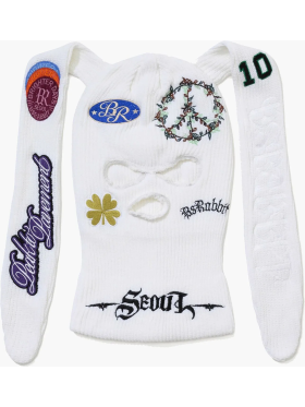 Acquistare BS RABBIT PATCHWORK BUNNY EAR FACEMASK