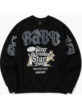 Acquistare BS RABBIT STOP OVERTHINKING CREWNECK